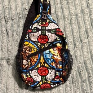 Disney Beauty & The Stained Glass Sling Bag - NWOT.